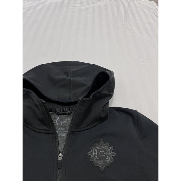 Nike Connecticut Sun WNBA Full Zip Hoodie Size Men’s Small Tall. Black. Logo’s - Picture 2 of 10